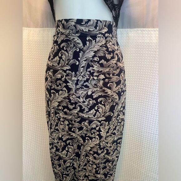 Y2K DNA Couture Pencil Skirt Convertible Bodycon Dress Corporate Goth - Picture 4 of 5